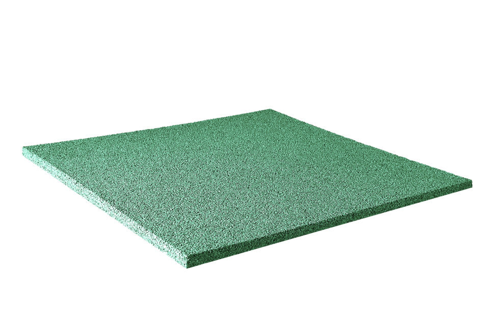Резиновая плитка цветная 500х500х10 RAL 6034 PRR6034/10 пастельно-бирюзовый 6034 фото