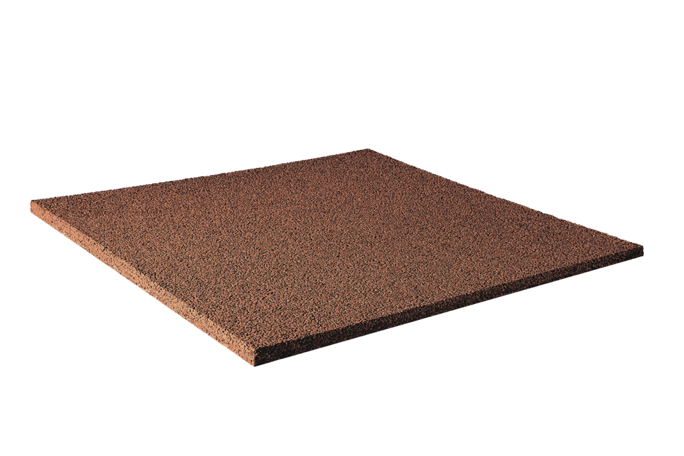 Резиновая плитка цветная 500х500х10 RAL8024 PRR 8024/10 бежево-коричневый 8024 фото